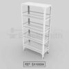 ESTANTERÍA ABIERTA BLACKSMITH C20 EN LÁMINA GALVANIZADA CON PLATINA ANTIVUELCO PERIMETRAL EN CADA ENTREPAÑO 90X40X180