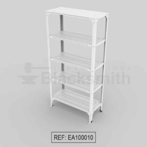 ESTANTERÍA ABIERTA BLACKSMITH C20 EN LÁMINA GALVANIZADA 90X40X180