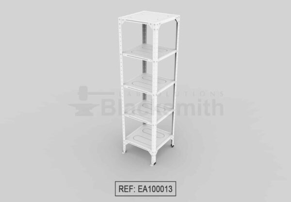 ESTANTERÍA ABIERTA BLACKSMITH C20 EN LÁMINA GALVANIZADA 50X50X180