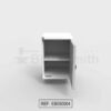 MUEBLE DE ALMACENAMIENTO BLACKSMITH UNA PUERTA DE ALA CON MIRILLA DE VIDRIO (50CM) - Image 8