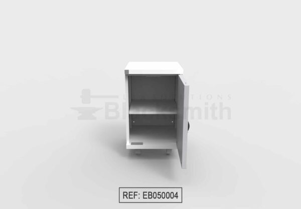 MUEBLE DE ALMACENAMIENTO BLACKSMITH UNA PUERTA DE ALA CON MIRILLA DE VIDRIO (50CM) - Image 8