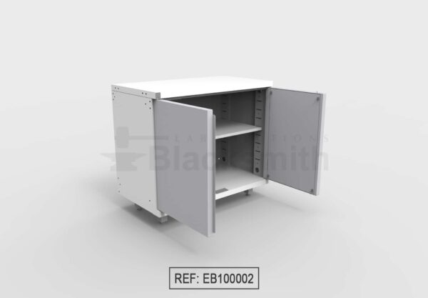 MUEBLE DE ALMACENAMIENTO BLACKSMITH DOS PUERTAS DE ALA (100CM) - Image 7