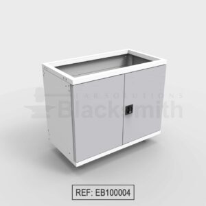 MUEBLE DE ALMACENAMIENTO BLACKSMITH PARA POZUELO DOS PUERTAS DE ALA (100X55CM)