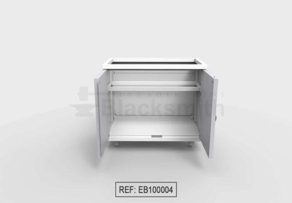 MUEBLE DE ALMACENAMIENTO BLACKSMITH PARA POZUELO DOS PUERTAS DE ALA (100X55CM) - Image 6