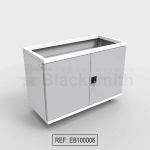 MUEBLE DE ALMACENAMIENTO BLACKSMITH PARA POZUELO DOS PUERTAS DE ALA (120X55CM)