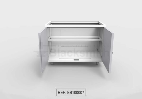 MUEBLE DE ALMACENAMIENTO BLACKSMITH PARA POZUELO DOS PUERTAS DE ALA (120X65CM) - Image 7
