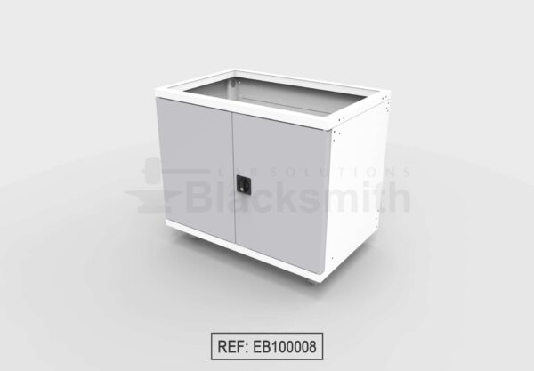 MUEBLE DE ALMACENAMIENTO BLACKSMITH PARA POZUELO DOS PUERTAS DE ALA (100X65CM) - Image 3