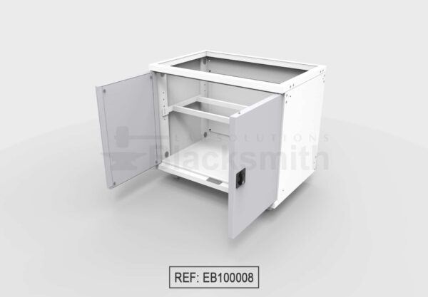 MUEBLE DE ALMACENAMIENTO BLACKSMITH PARA POZUELO DOS PUERTAS DE ALA (100X65CM) - Image 6