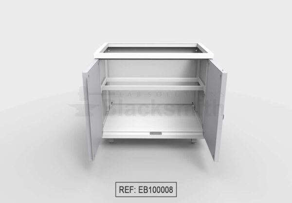 MUEBLE DE ALMACENAMIENTO BLACKSMITH PARA POZUELO DOS PUERTAS DE ALA (100X65CM) - Image 7