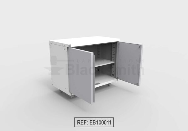 MUEBLE DE ALMACENAMIENTO BLACKSMITH DOS PUERTAS DE ALA (100X84) - Image 8