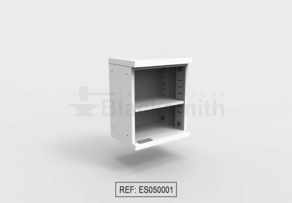 MUEBLE DE ALMACENAMIENTO BLACKSMITH PARA COLGAR EN PARED SENCILLO SIN PUERTAS (50CM)