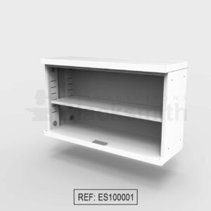 MUEBLE DE ALMACENAMIENTO BLACKSMITH PARA COLGAR EN PARED DOBLE SIN PUERTAS (100CM)