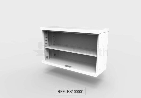 MUEBLE DE ALMACENAMIENTO BLACKSMITH PARA COLGAR EN PARED DOBLE SIN PUERTAS (100CM)