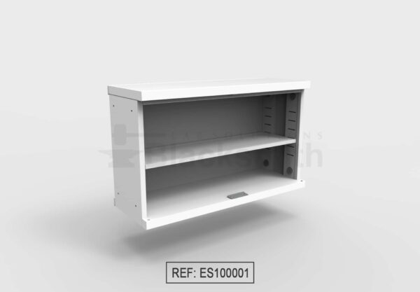 MUEBLE DE ALMACENAMIENTO BLACKSMITH PARA COLGAR EN PARED DOBLE SIN PUERTAS (100CM) - Image 4