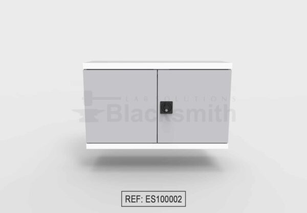 MUEBLE DE ALMACENAMIENTO BLACKSMITH PARA COLGAR EN PARED DOS PUERTAS DE ALA LISA (100CM) - Image 3