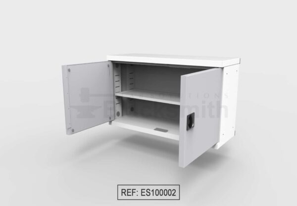 MUEBLE DE ALMACENAMIENTO BLACKSMITH PARA COLGAR EN PARED DOS PUERTAS DE ALA LISA (100CM) - Image 5
