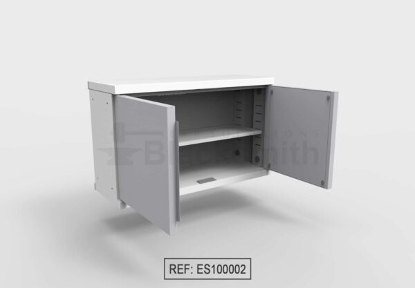 MUEBLE DE ALMACENAMIENTO BLACKSMITH PARA COLGAR EN PARED DOS PUERTAS DE ALA LISA (100CM) - Image 7