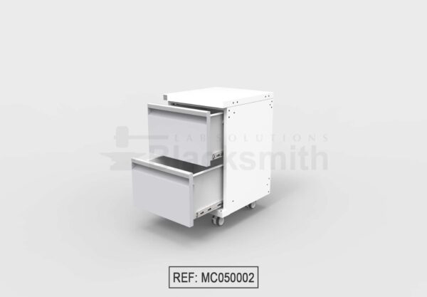 MUEBLE MÓVIL DE ALMACENAMIENTO BLACKSMITH DOS (2) CAJONES (50CM) - Image 5