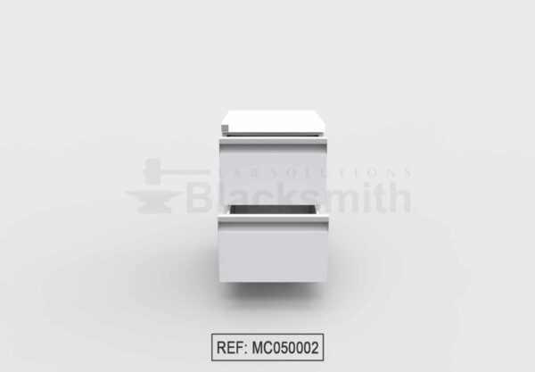 MUEBLE MÓVIL DE ALMACENAMIENTO BLACKSMITH DOS (2) CAJONES (50CM) - Image 6
