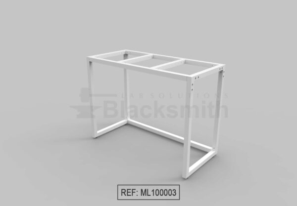 ESTRUCTURA SOLDADA BLACKSMITH EN «O» PARA MESAS DE LABORATORIOS (40X40CM C14 PARA 200KG) (55) - Image 3