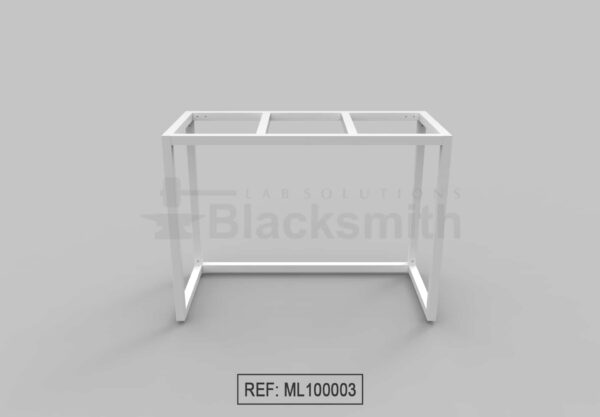 ESTRUCTURA SOLDADA BLACKSMITH EN «O» PARA MESAS DE LABORATORIOS (40X40CM C14 PARA 200KG) (55) - Image 4