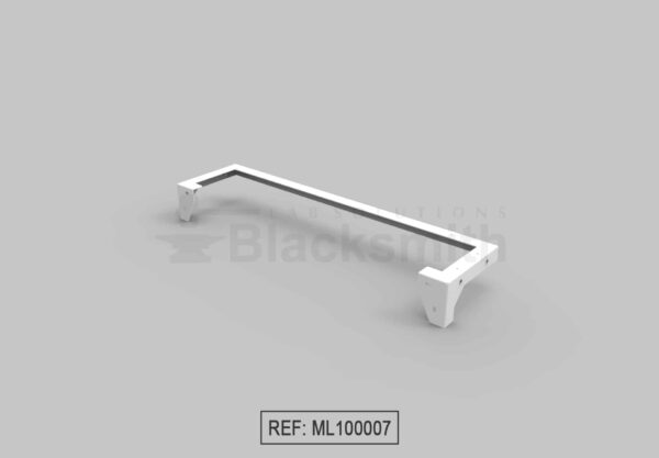 SOPORTE POSTERIOR BLACKSMITH PARA MESAS DE LABORATORIOS EN ACERO GALVANIZADO (55) - Image 6