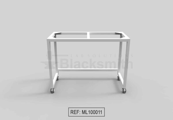 ESTRUCTURA SOLDADA BLACKSMITH EN «O» PARA MESAS MÓVILES DE LABORATORIOS (40X40CM C14 PARA 200KG) (55) - Image 3