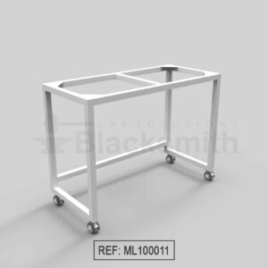 ESTRUCTURA SOLDADA BLACKSMITH EN «O» PARA MESAS MÓVILES DE LABORATORIOS (40X40CM C14 PARA 200KG) (55)