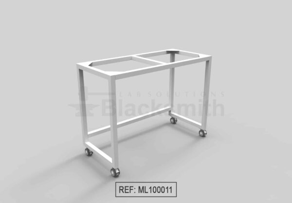 ESTRUCTURA SOLDADA BLACKSMITH EN «O» PARA MESAS MÓVILES DE LABORATORIOS (40X40CM C14 PARA 200KG) (55)